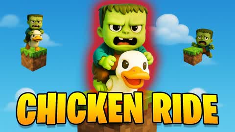 🐔CHICKEN JOCKEY RIDE🧟|| DEATHRUN🏃‍♀️