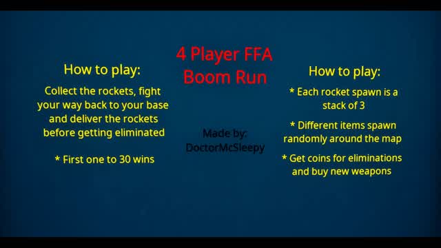 4 Player FFA BoomRun