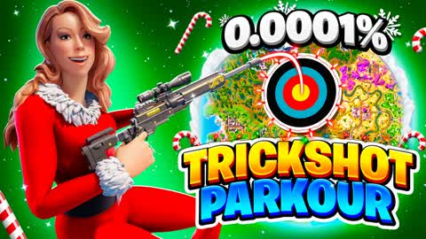🎄TRICKSHOT CHRISTMAS PARKOUR 🎯