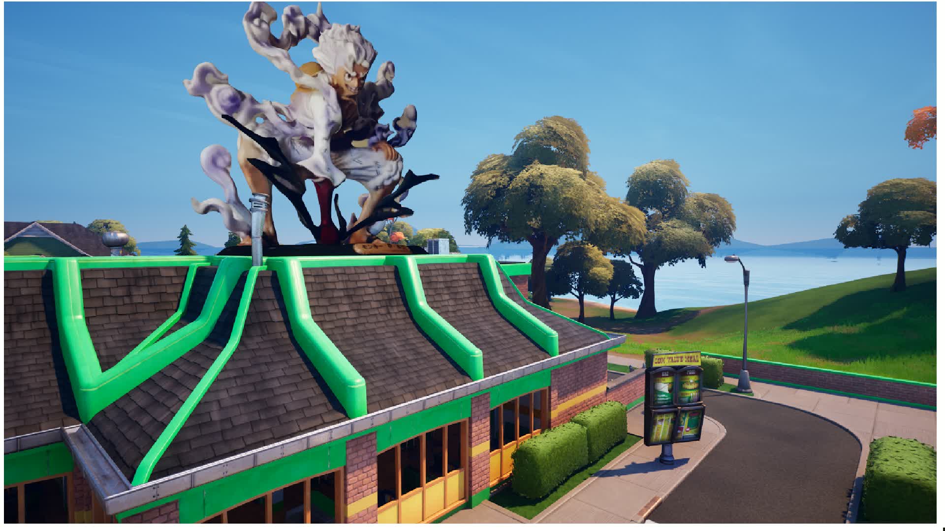 ルフィ ギア5の像