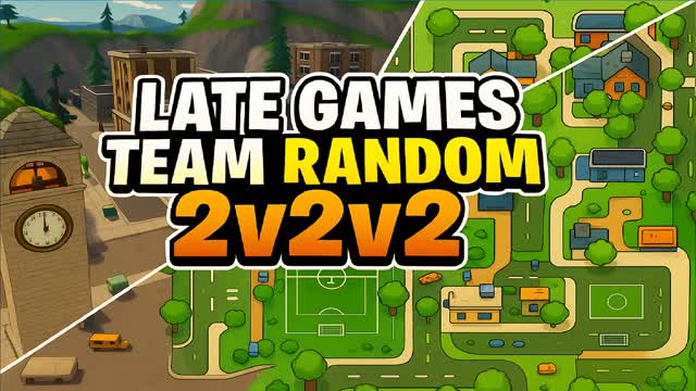 team random 2v2v2 late games