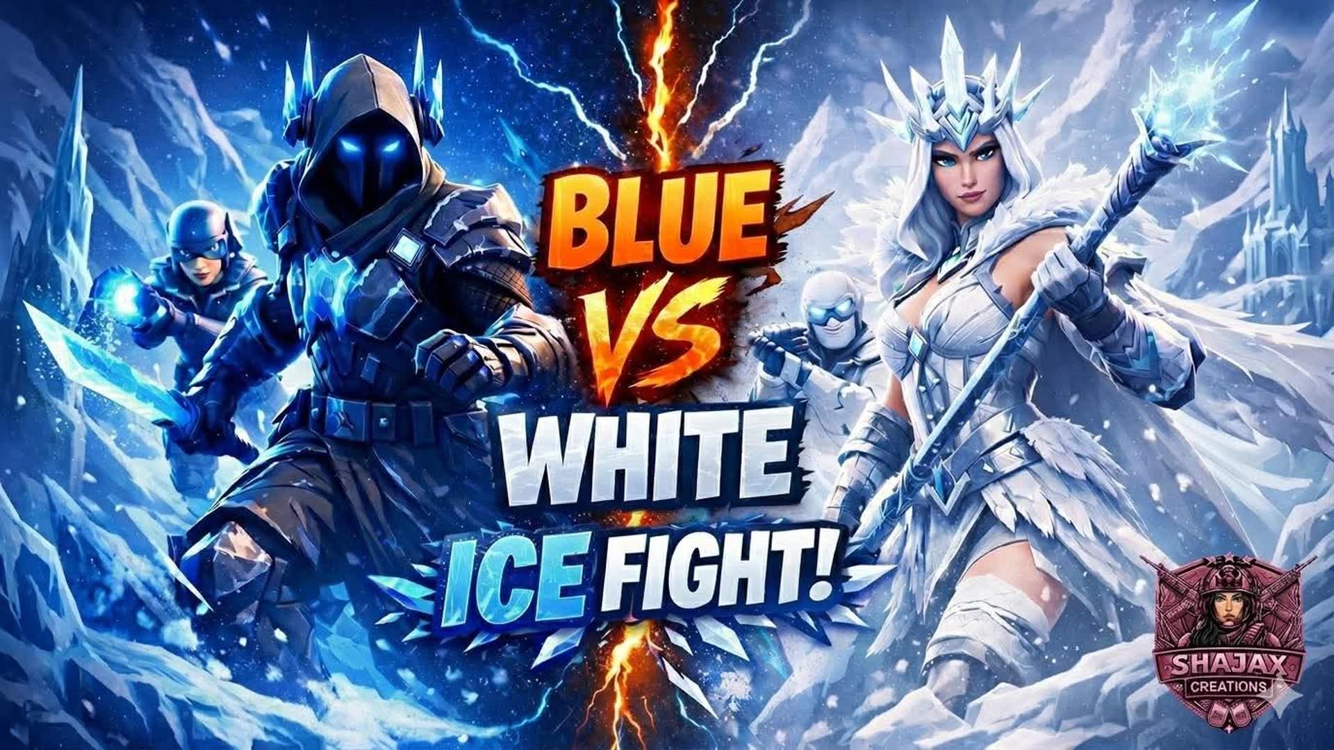 ブルーvsホワイトアイスファイト