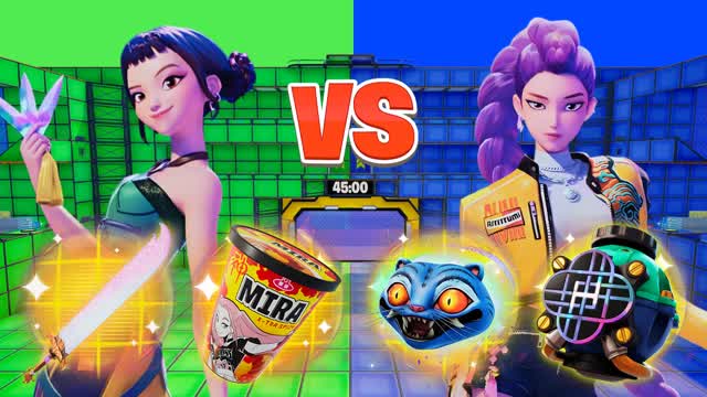 FIGHTING TEAMS BLUE VS GREEN 🔵🟢