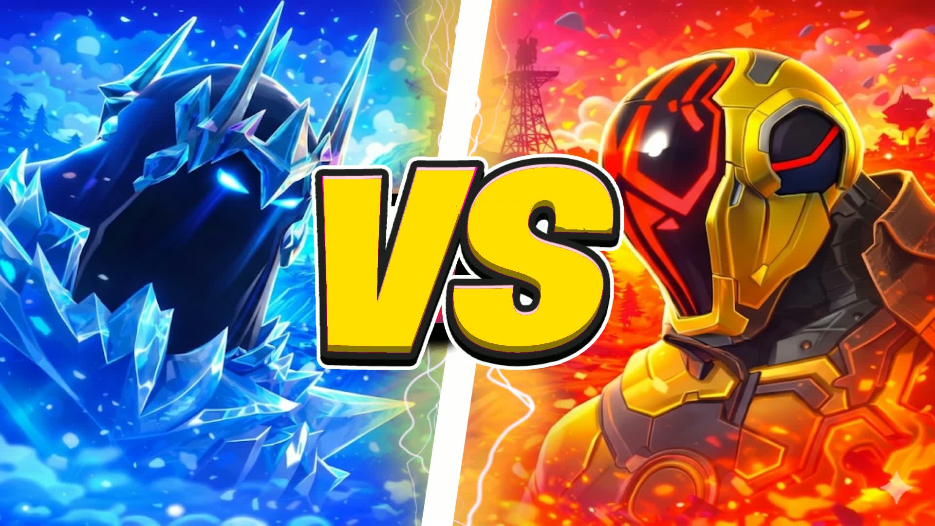 FASHION FIRE VS ICE⭐️RED VS BLUE🔴🔵