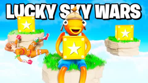 Lucky Block Sky Wars! 🎲