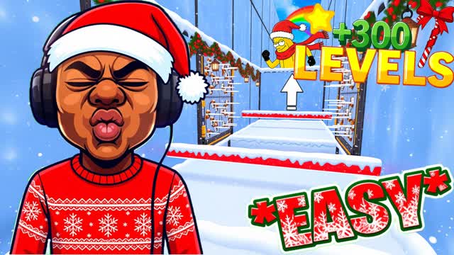 ❄️DEFAULT WINTER PARKOUR 300 LEVELS❄️