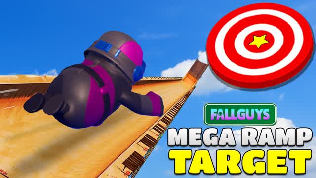 FALL GUYS MEGA RAMP TARGET 🎯