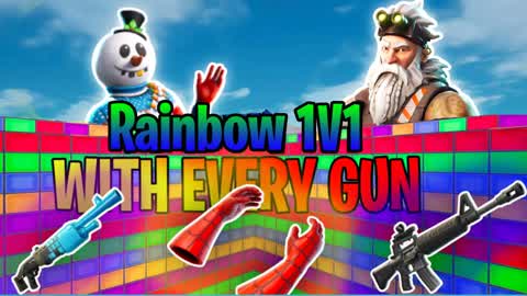 Rainbow 1v1 With Every Gun🌈