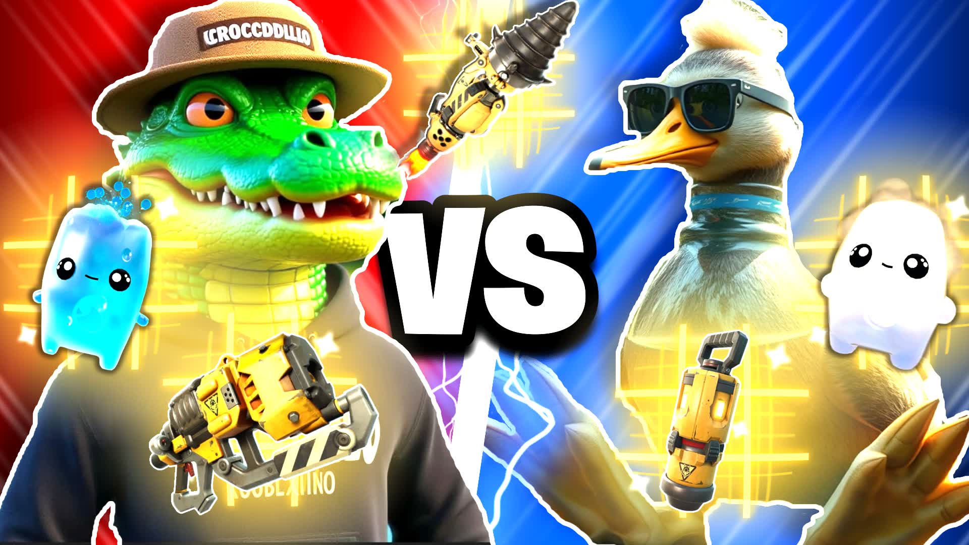 🔴CROCODILLO VS GLUBLUB🔵