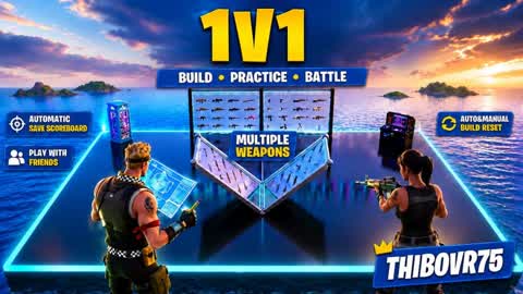 1v1 build fight map
