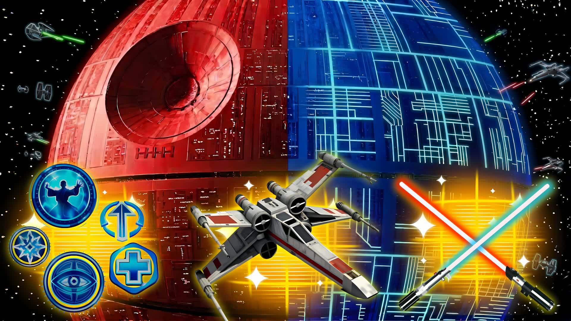 STARWARS 赤 vs 青🔴🔵 100種類以上の武器🔫