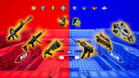 RED VS BLUE 🔴🔵 - ⭐ALL WEAPONS + TWDU