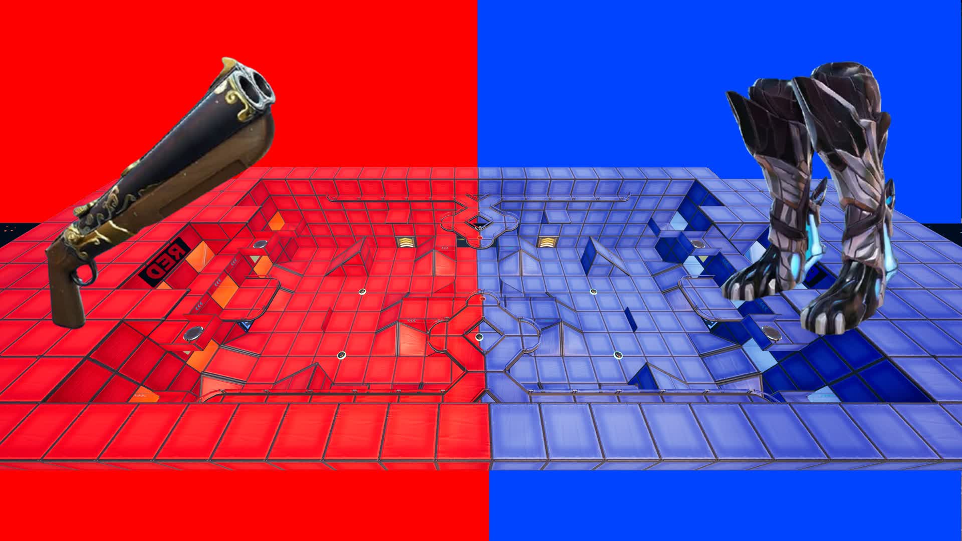 Epic Red vs Blue 954680800921 by epic.maps Fortnite Creative Map