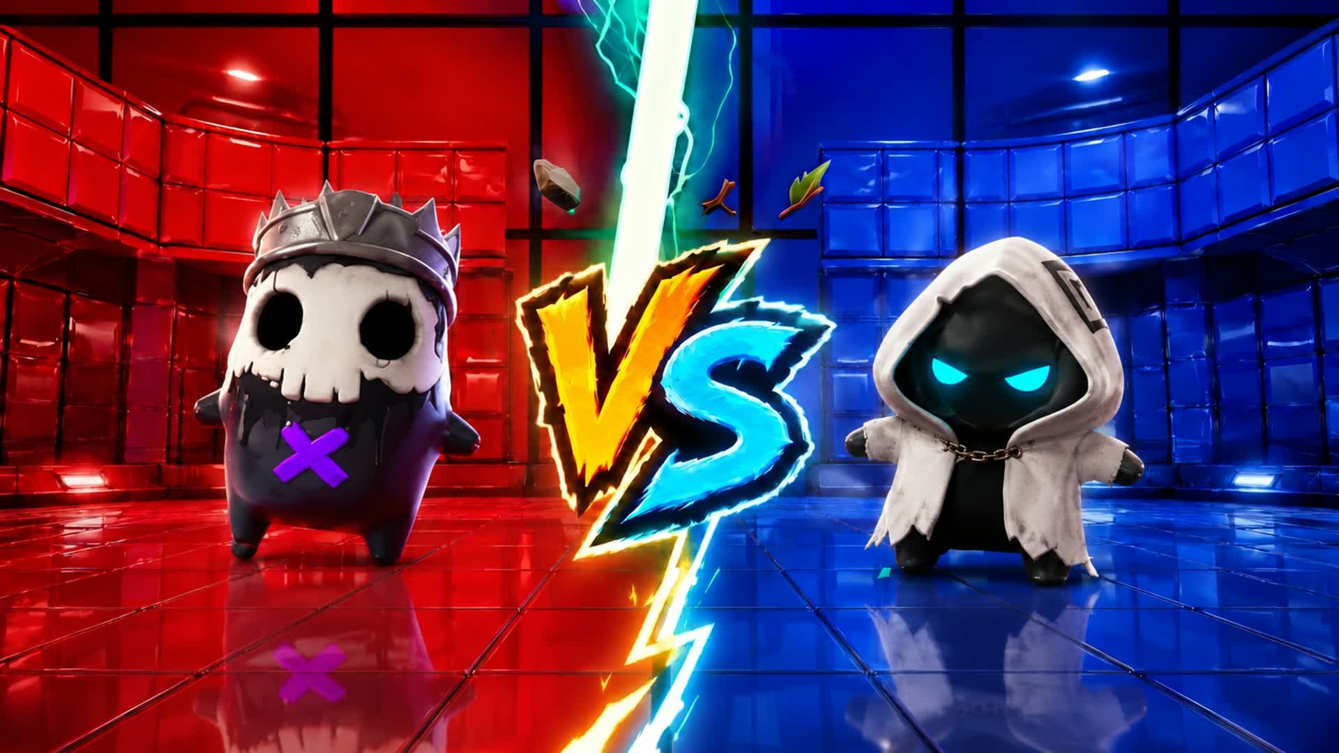 MONSTERS REDVSBLUE SCARED