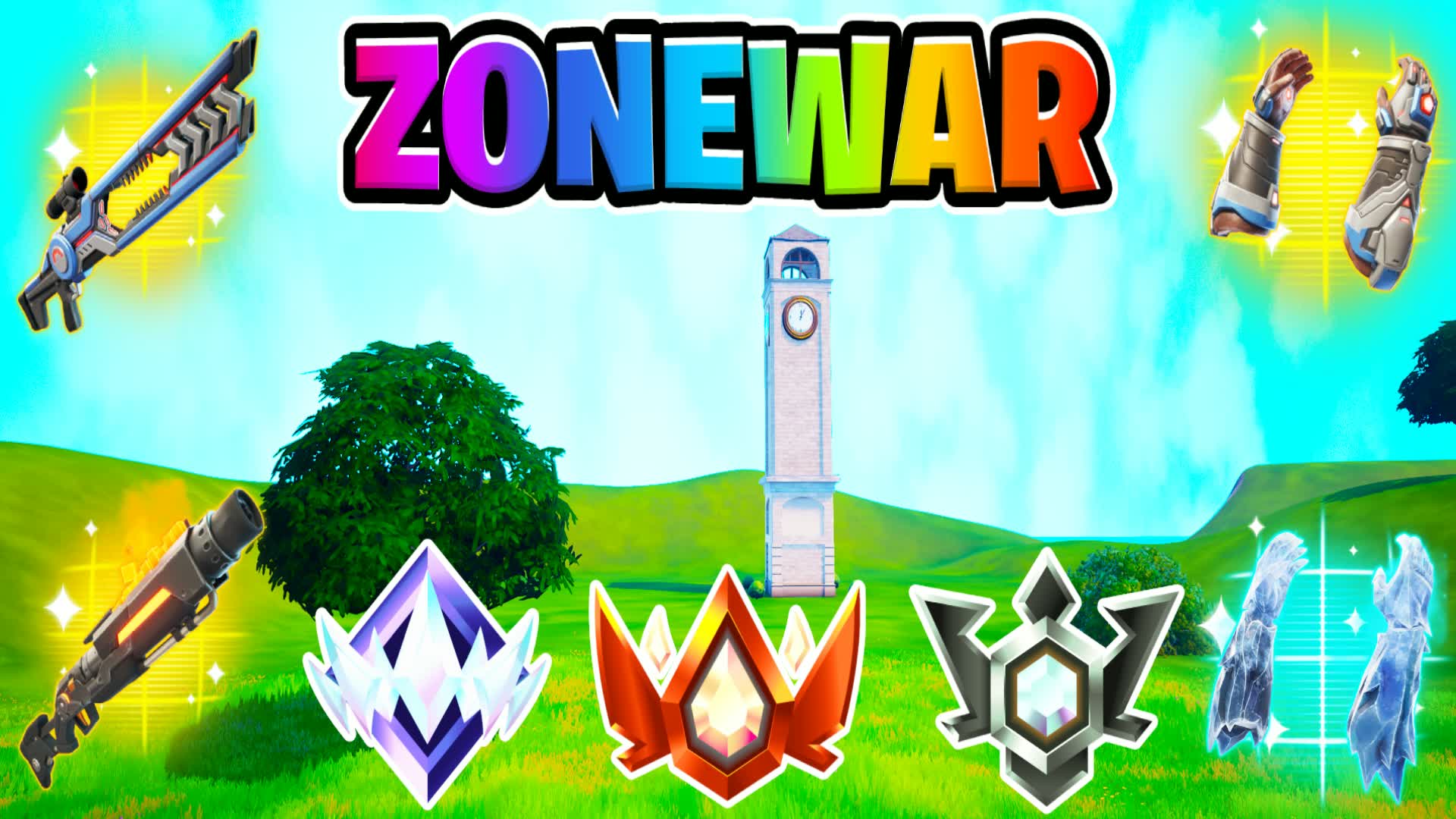 1v1v1 Endless Zonewar Free For All