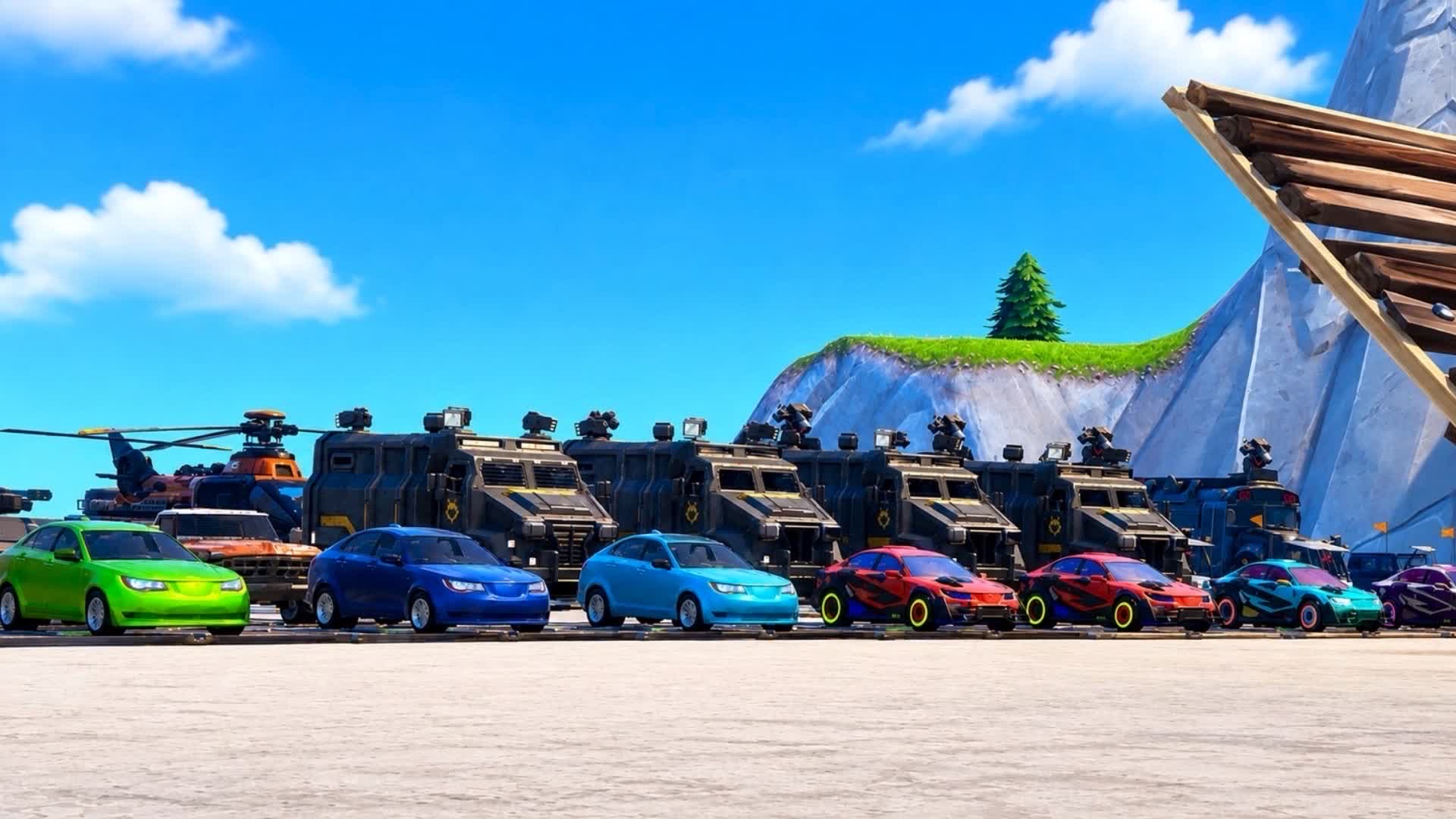 حلبة سيارات — Fortnite island 4574-2143-6591 by aljneib1_uae