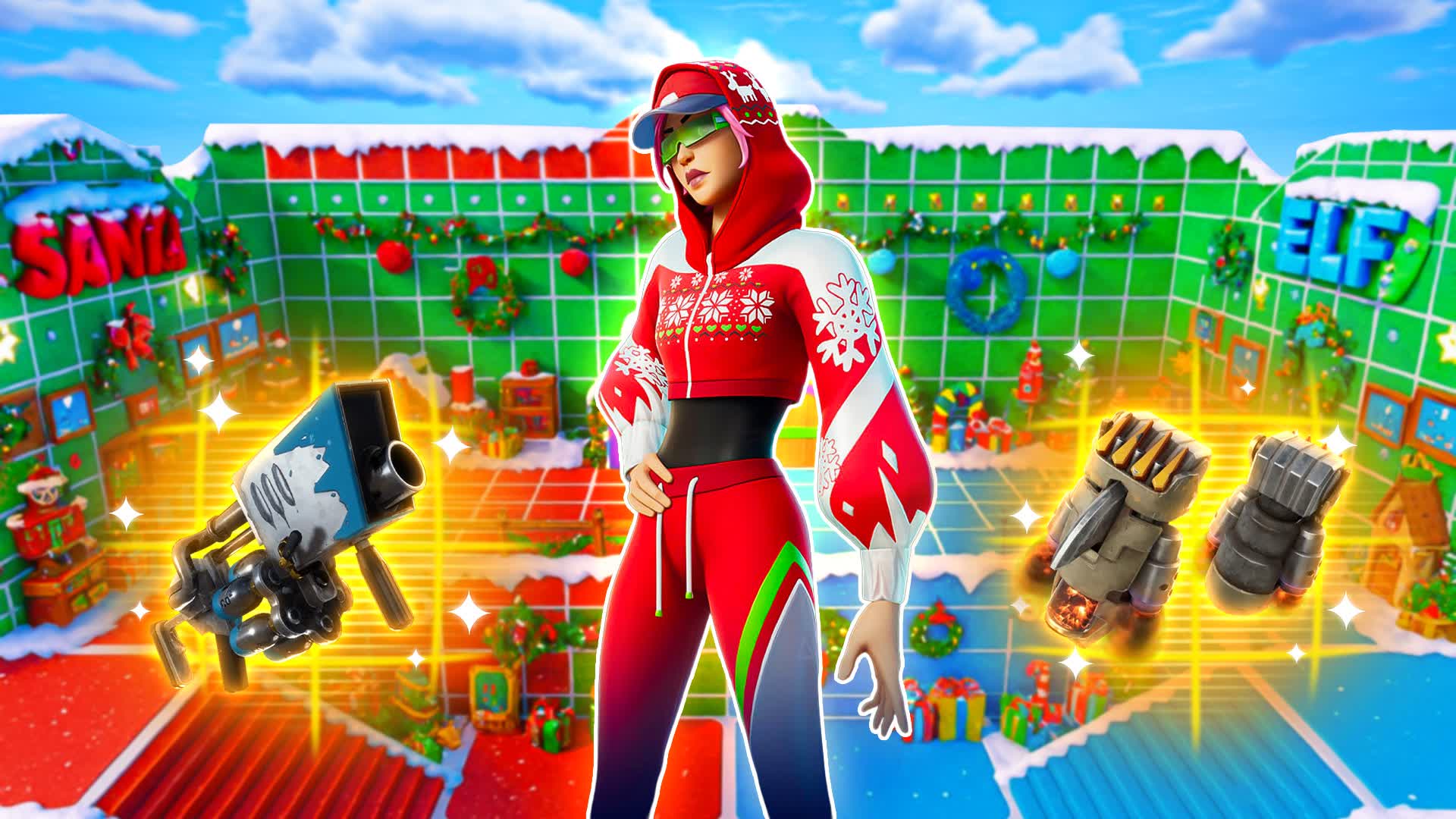 CRAZY CHRISTMAS🎄 RED VS BLUE 🔴🔵