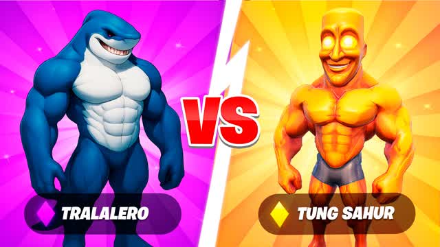⭐️TRALALERO VS TUNG SAHUR GUN GAME🔫