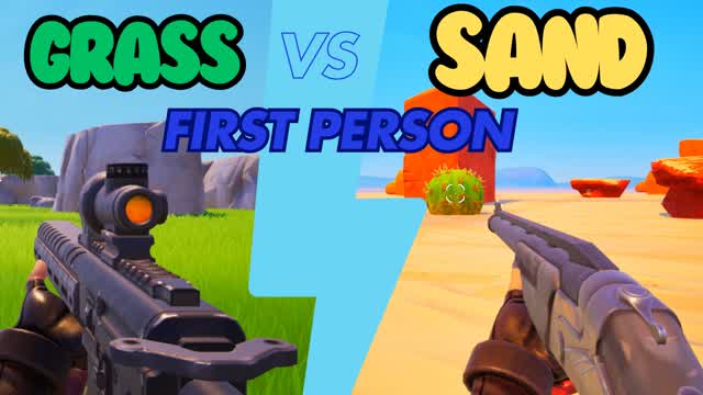GRASS VS SAND - FIRST PERSON đŻ