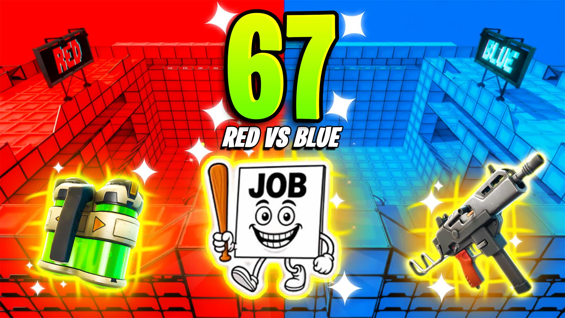 SUPER CRAZY 67🌈RED VS BLUE🔴🔵