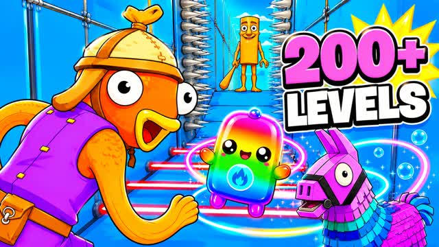 200+ LEVELS DEATHRUN HARD 0863-3017-4694 by vkmstudios - Fortnite