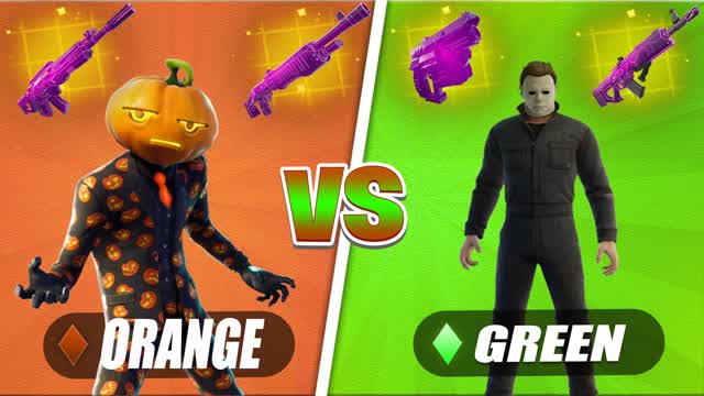 👻🎃MEGA HELLOWEEN ORANGE VS GREEN🎃👻