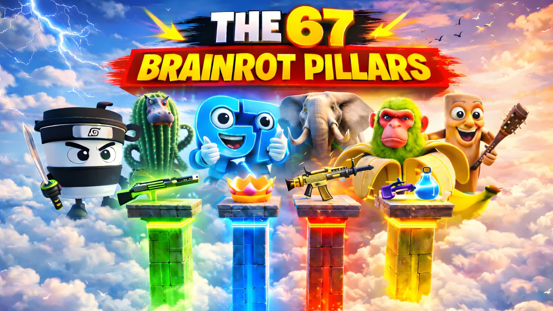 THE 67 BRAINROT PILLARS