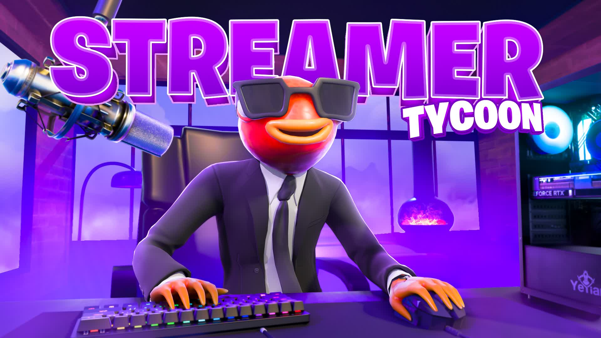 STREAMER TYCOON 🎥 965685543024 by mapus Fortnite Creative Map Code