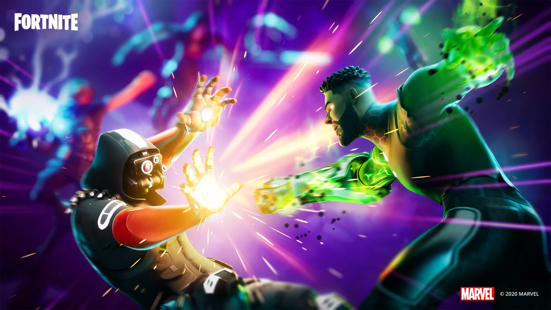 Tilted super hero