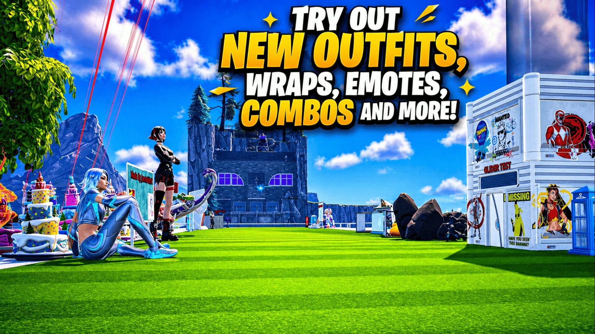 SKIN/COMBO TEST MAP! UPDATE! 6552-8509-3529 by jamiehillsyt - Fortnite ...