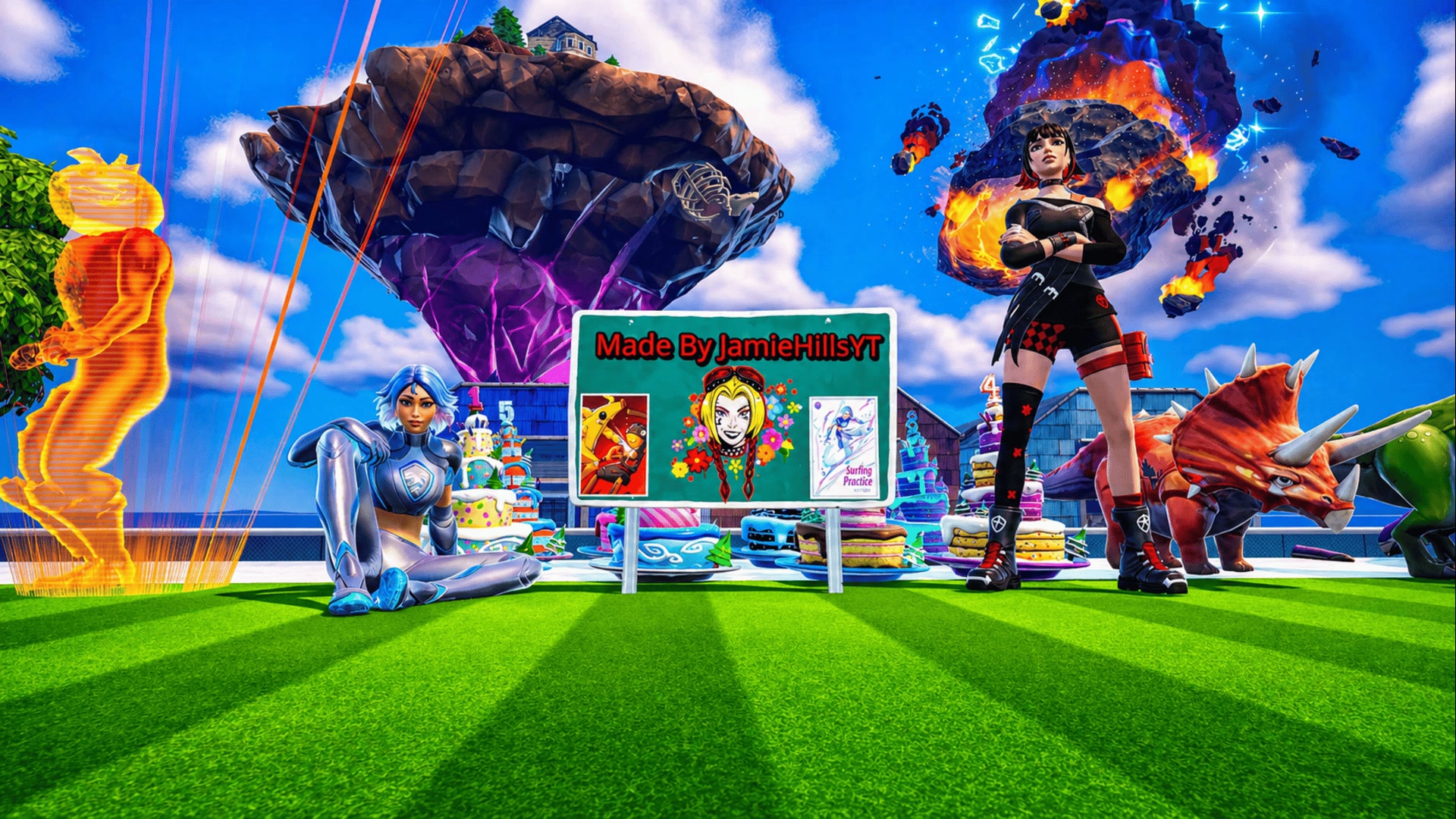 SKIN/COMBO TEST MAP! UPDATE! 6552-8509-3529 by jamiehillsyt - Fortnite ...