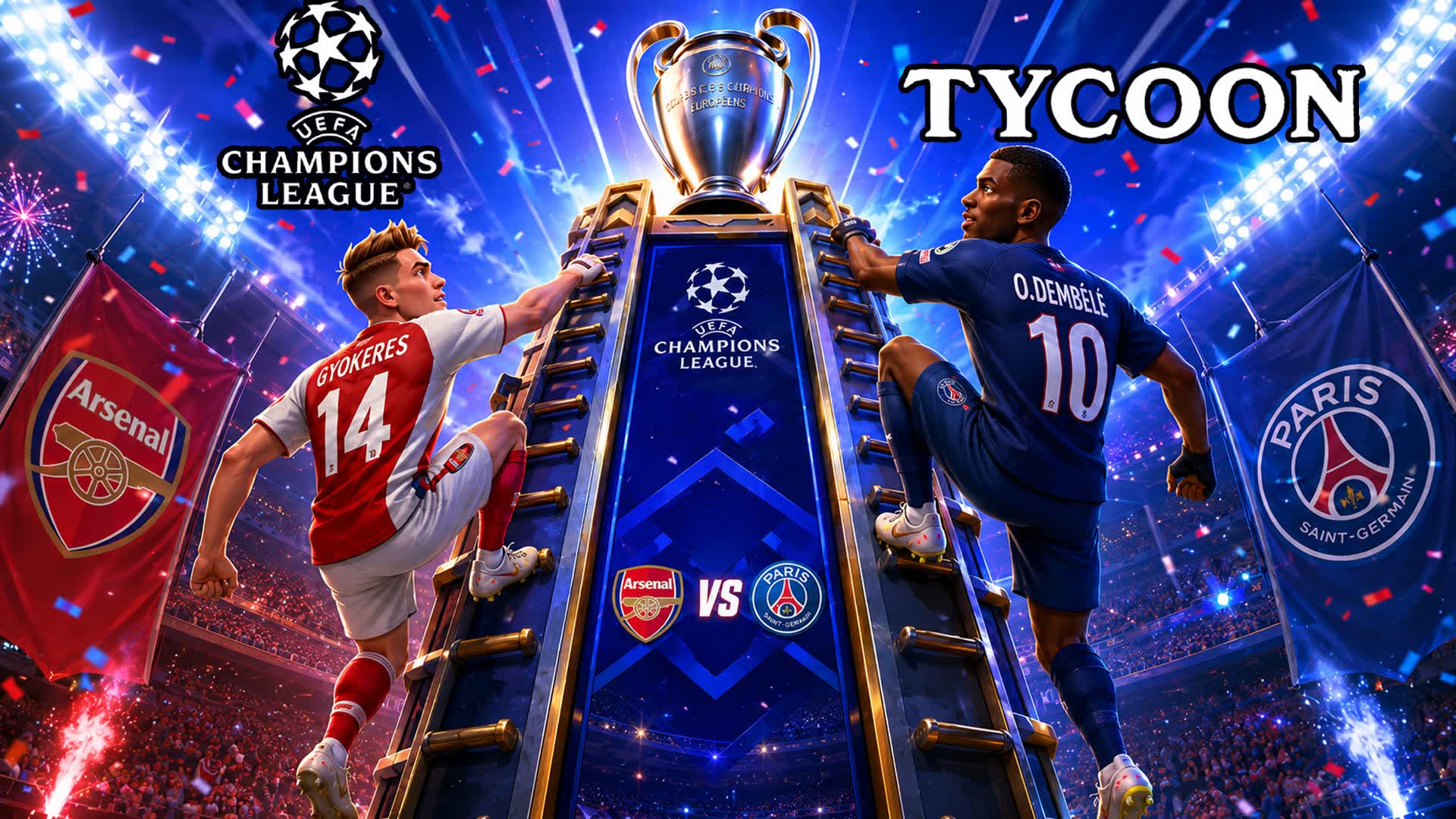 FINAL CHAMPIONS TYCOON ARSENAL vs PSG