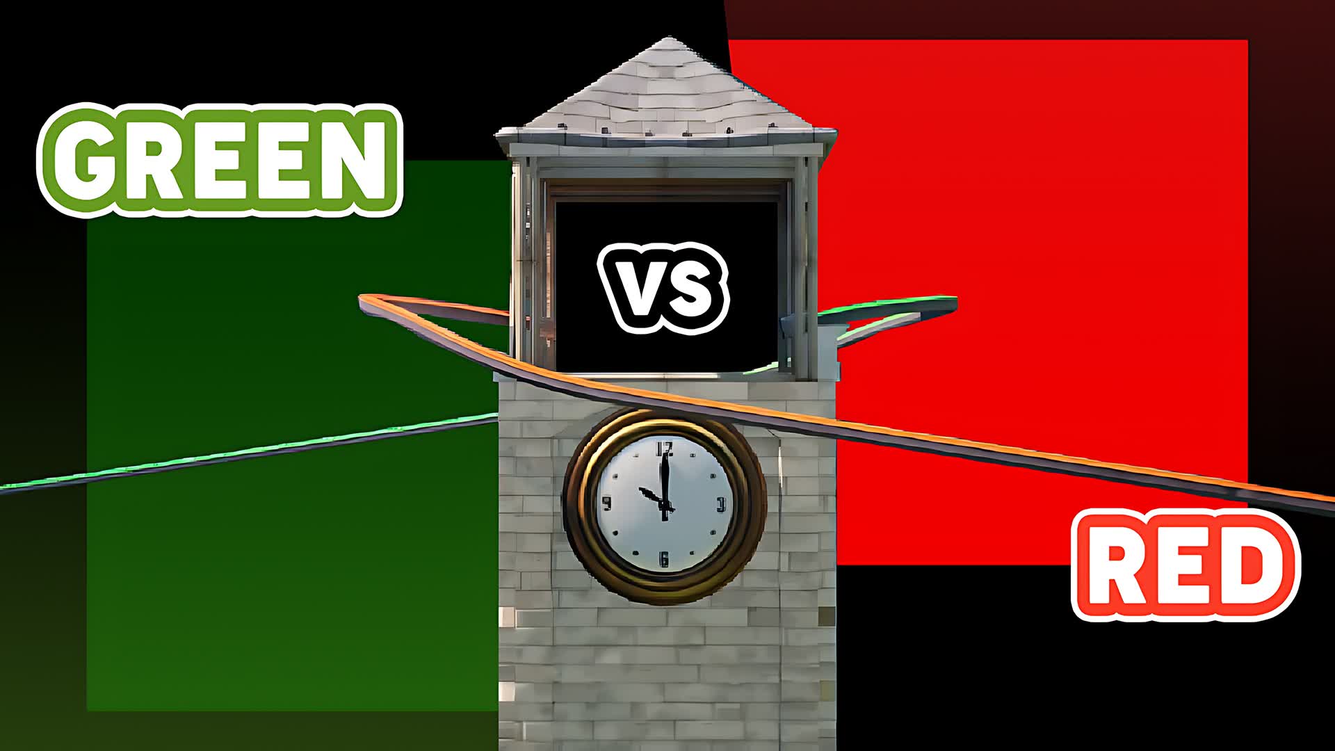 Green VS Red 263283024715 by kalaido Fortnite Creative Map Code