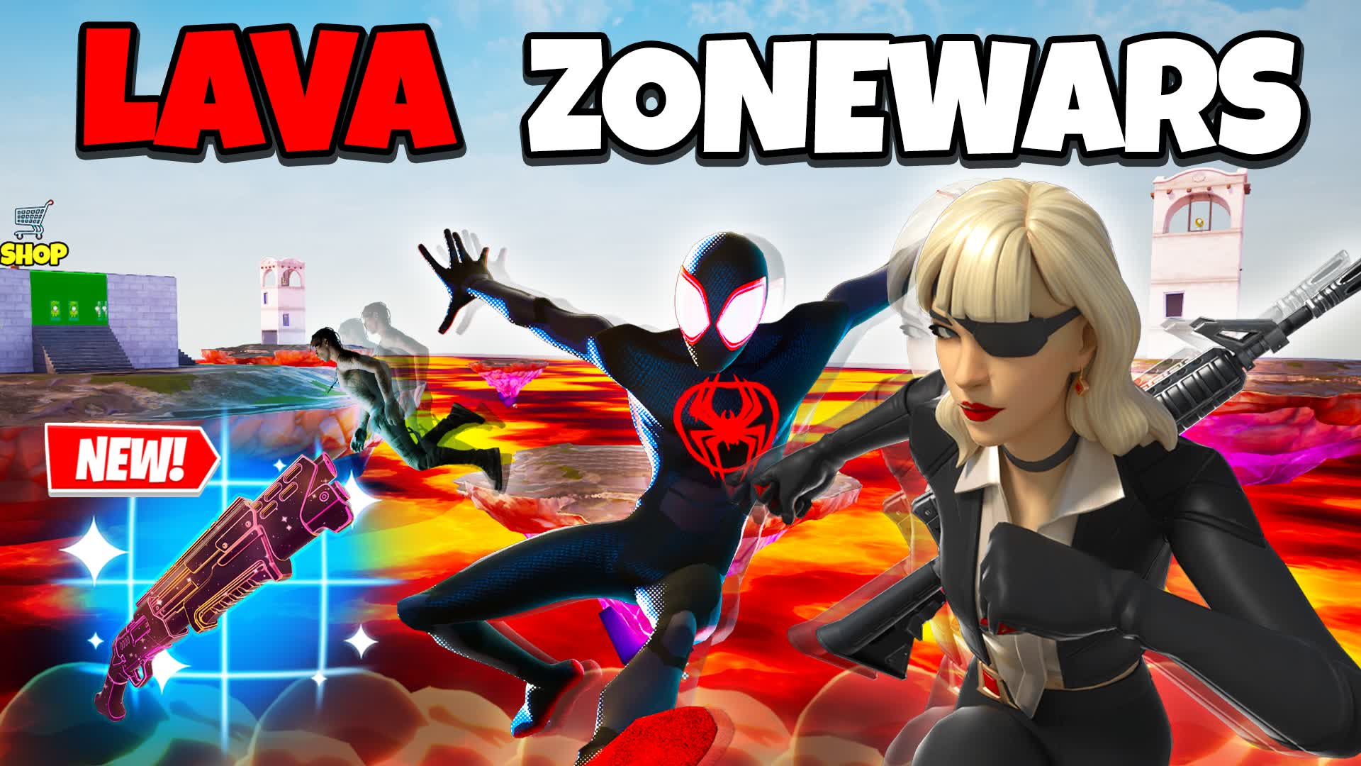 THE FLOOR IS LAVA ZONEWARS 🔥