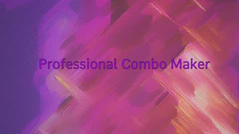 Professional Combo Maker
