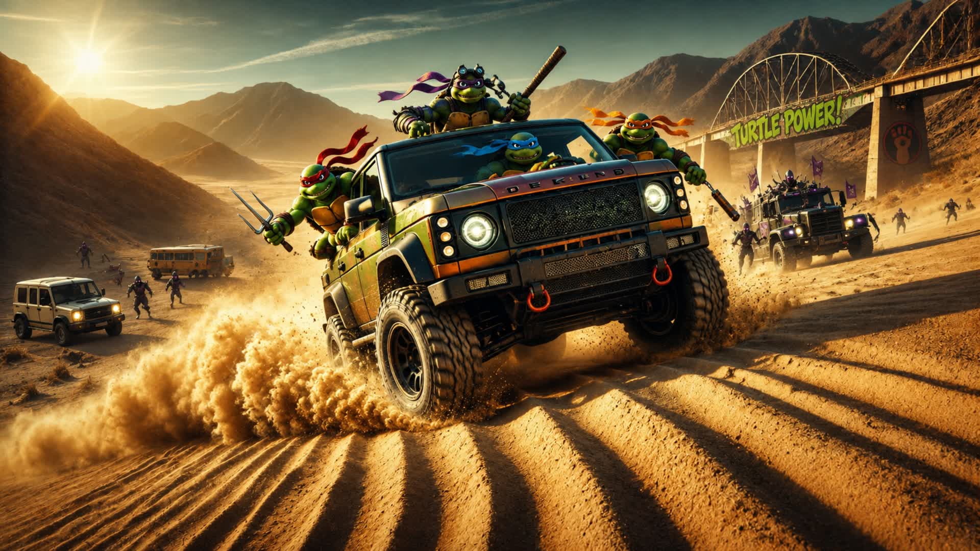 TMNT - SUPER CARS&GUNS