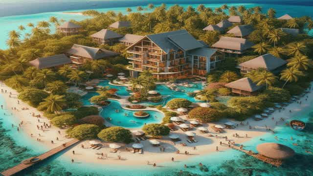 dragon tropic island