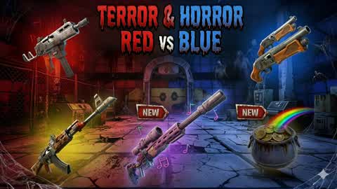 TERROR RED vs BLUE HORROR 👻🔴🔵
