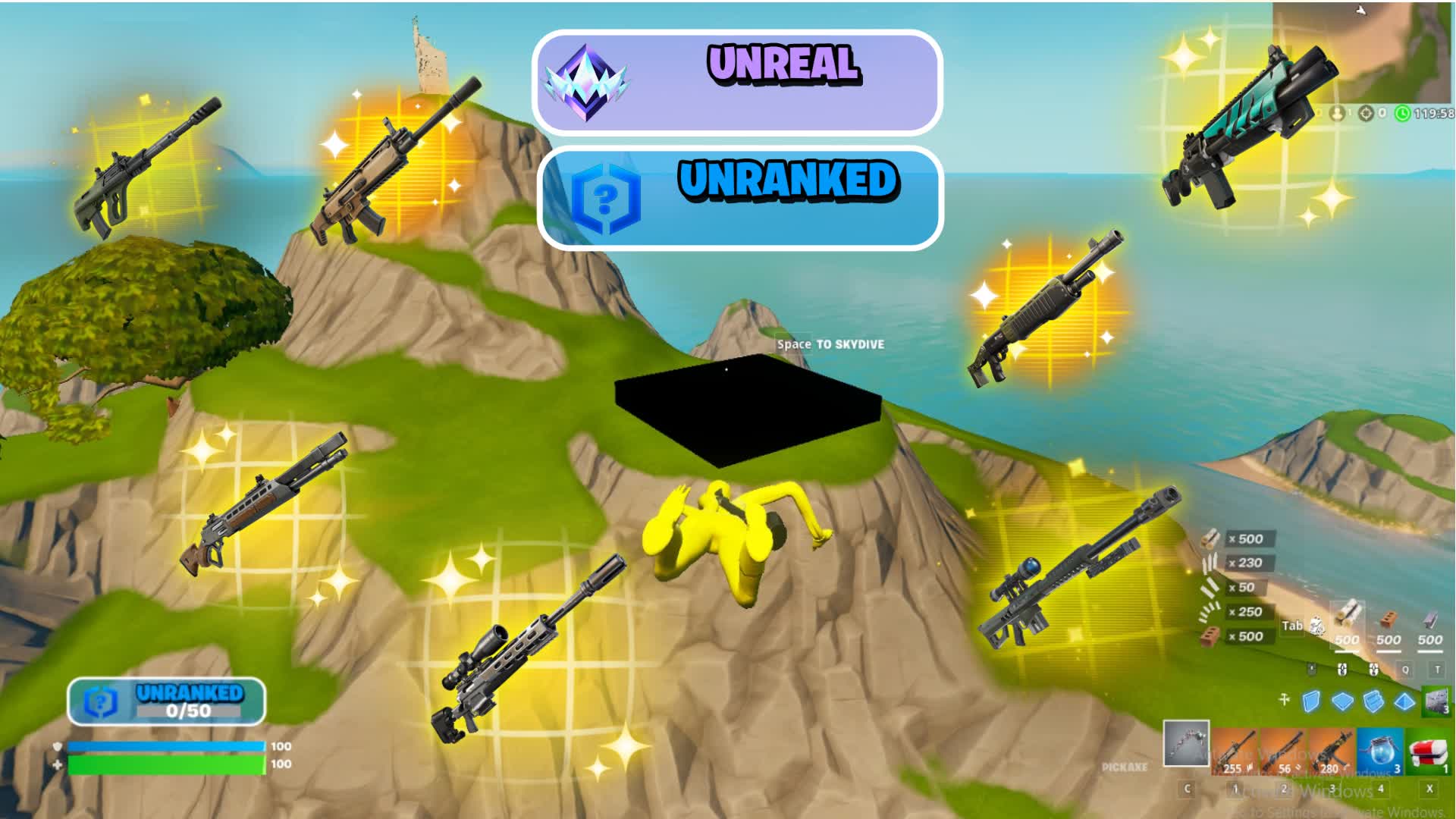 Realistic pvp 16 players ranked 6153 0683 1198 by n1kola fortnite