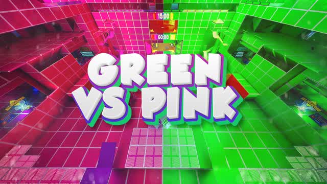 SUPER PINK VS GREEN