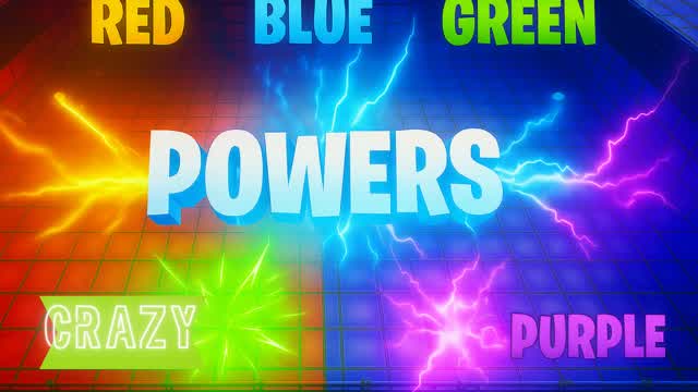 POWERS  RED vs BLUE vs GREEN vs PURPLE