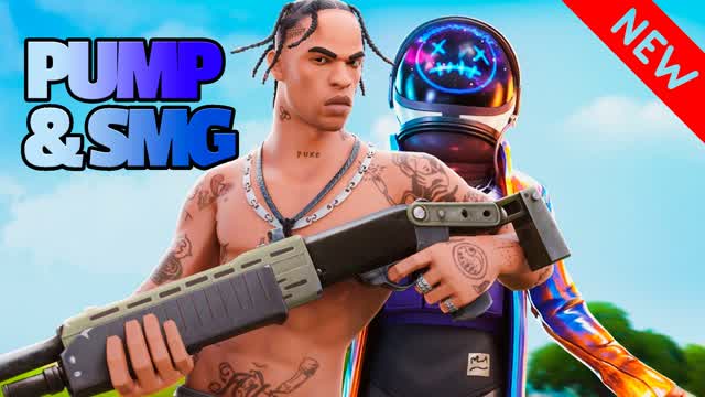 1v1 ASTROWORLD - PUMP & SMG !!ONLY!!