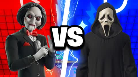 SCARY HALLOWEEN RED VS BLUE 🔴🔵