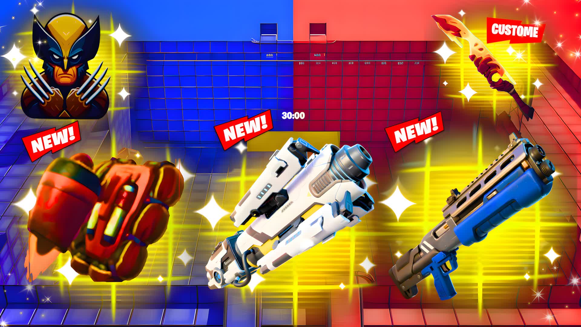 SECRET CRAZY RED VS BLUE 🔴🔵