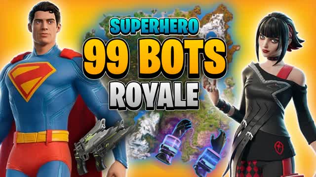 SUPERHERO 99 BOTS ROYALE🏆ALL GUNS CARS