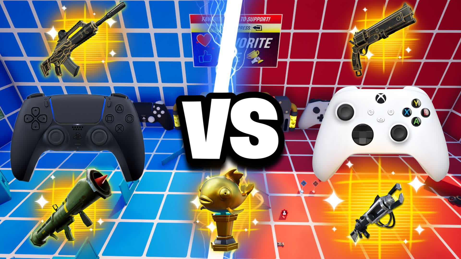 ⭐️PLAYSTATION VS XBOX 🔴RED VS BLUE🔵
