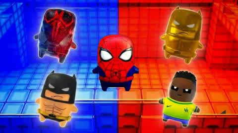 Spiderman RED vs BLUE