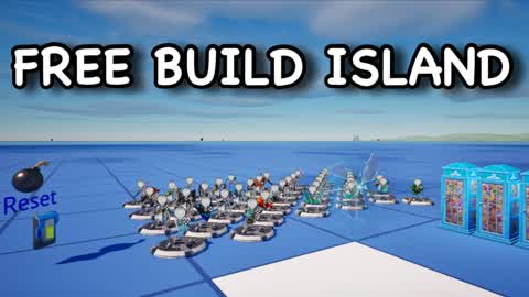 💣FREE BUILD GRID ISLAND💣