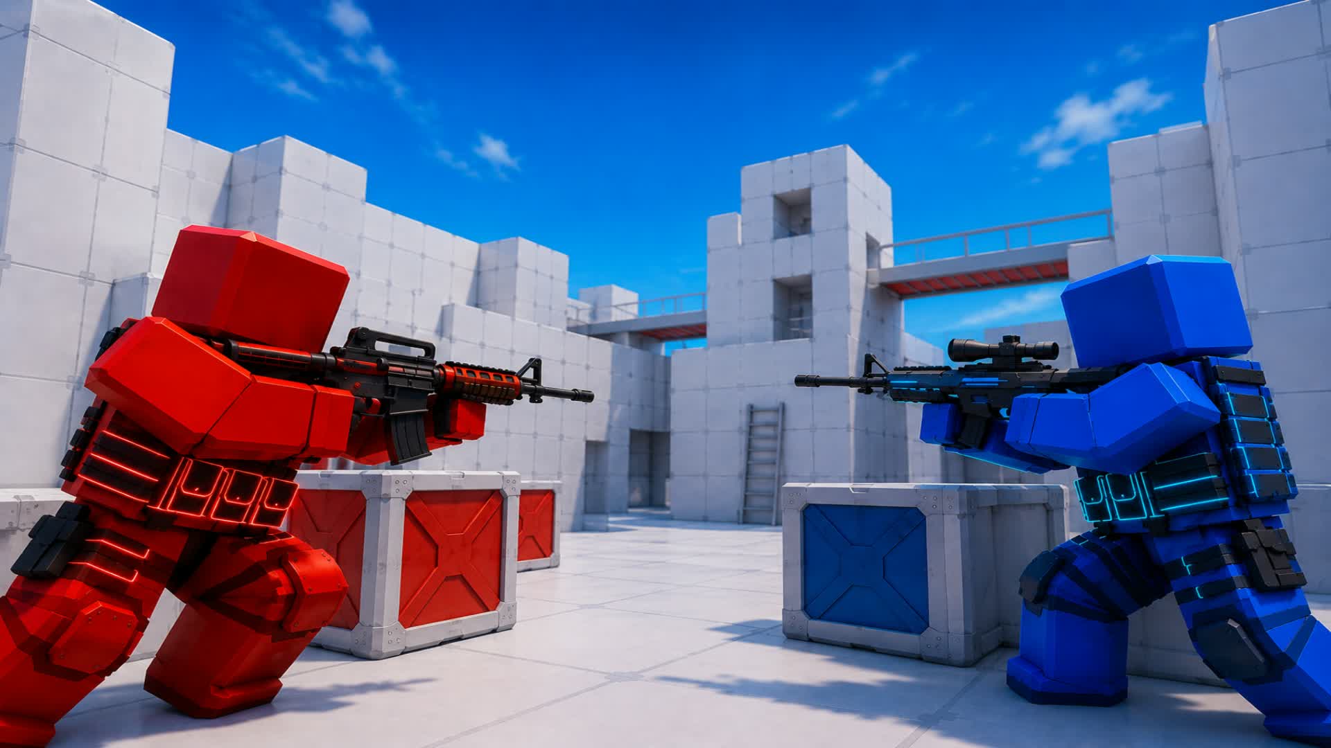 CRAZY RIVAL RED VS BLUE 🔴🔵46536 AUR