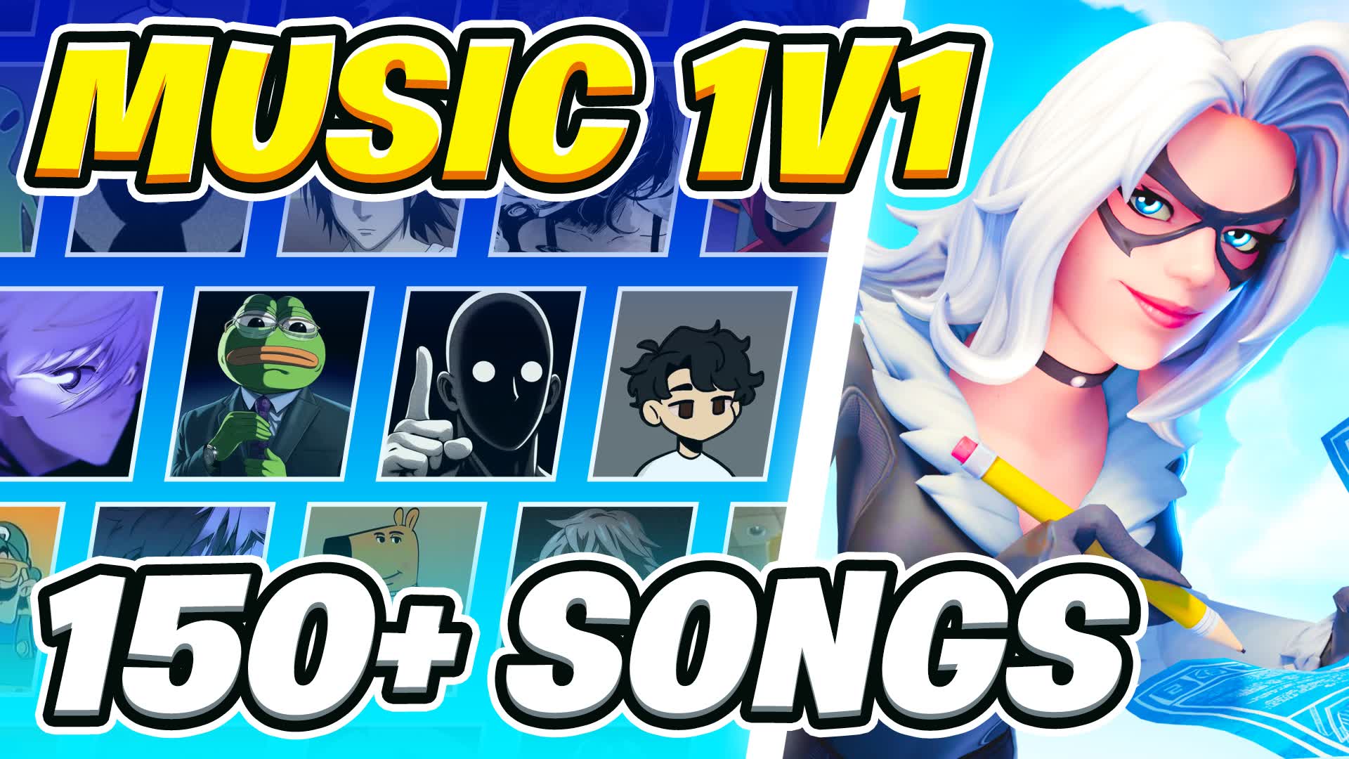 BEST MUSIC 1v1🎶 [150+ SONGS] 1114-9825-8954 by 1v1studio